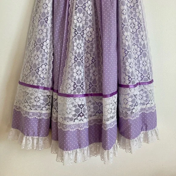 Handmade Prairie Fairy Lace Skirt - Picture 2 of 3